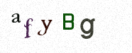 Visual Confirmation Security Code